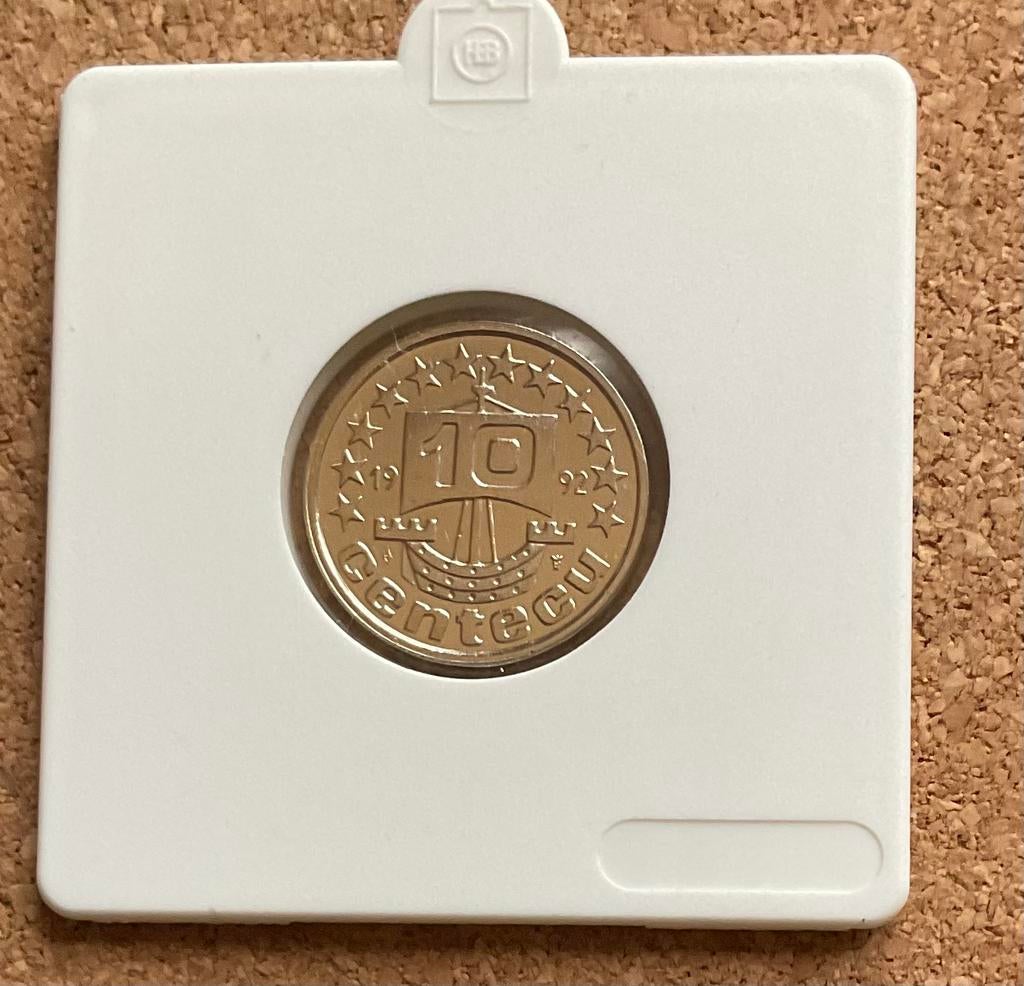 Penning - Nederland 10 Centecu 1992., Ophalen of Verzenden, Overige materialen, Nederland