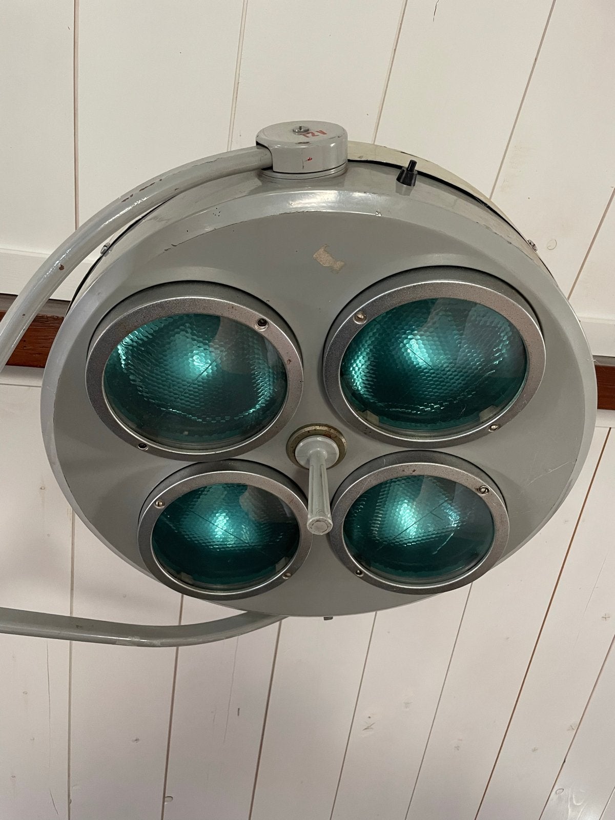 Vintage Operatielamp - Omgebouwd tot Stijlvolle Vloerlamp, Ophalen