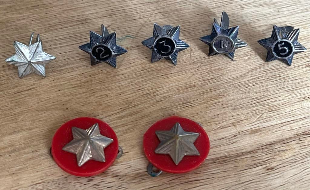 Scouting jaarsterren, Verzamelen, Militaria | Algemeen, Overige soorten, Embleem of Badge, Overige gebieden, Ophalen of Verzenden