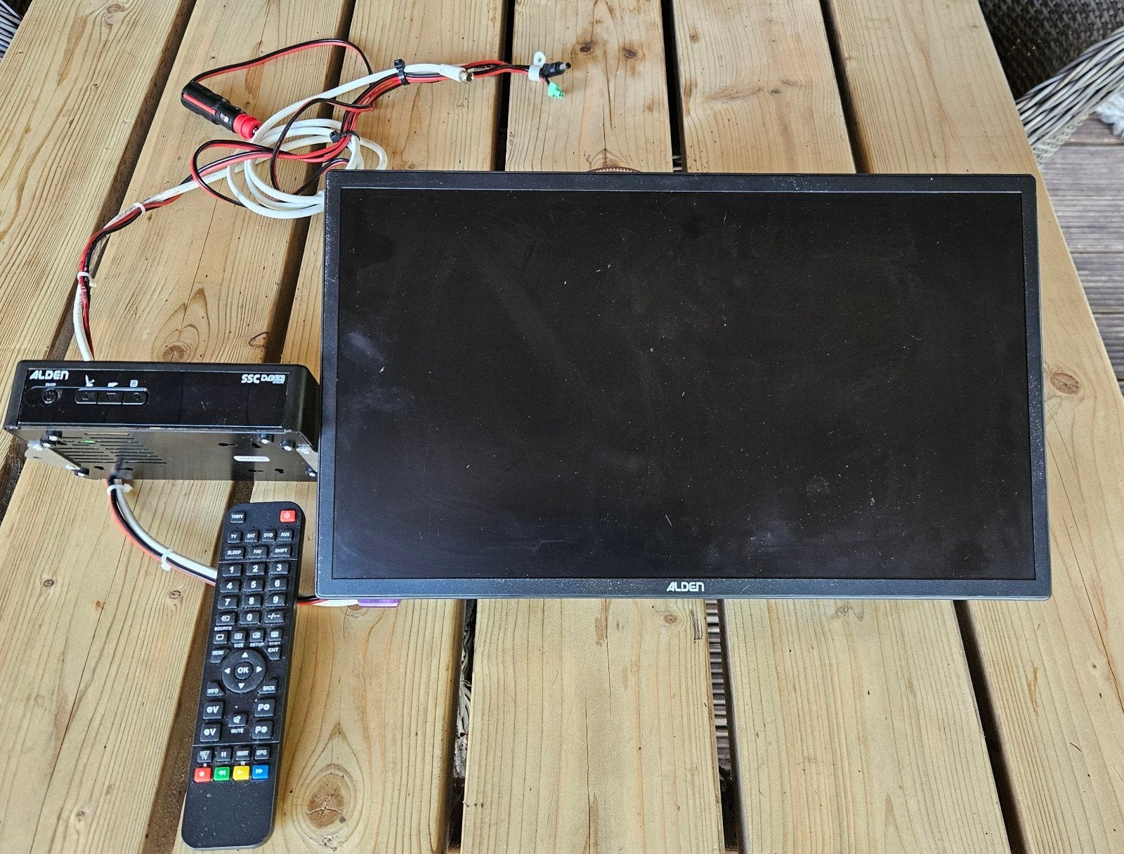 Alden HDTV HD + receiver met automatische schotel positioner, Ophalen, Gebruikt, 50 Hz, Overige merken