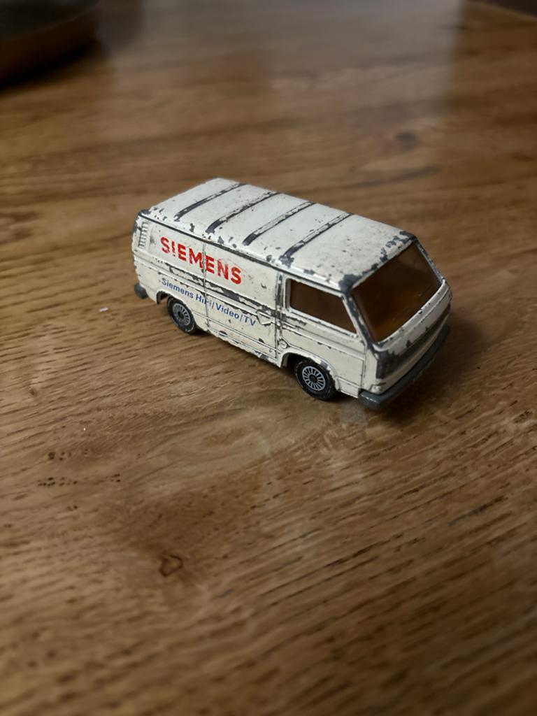 Siku VW Transporter Siemens bestelwagen (Made in W-Germany), Ophalen of Verzenden, Gebruikt