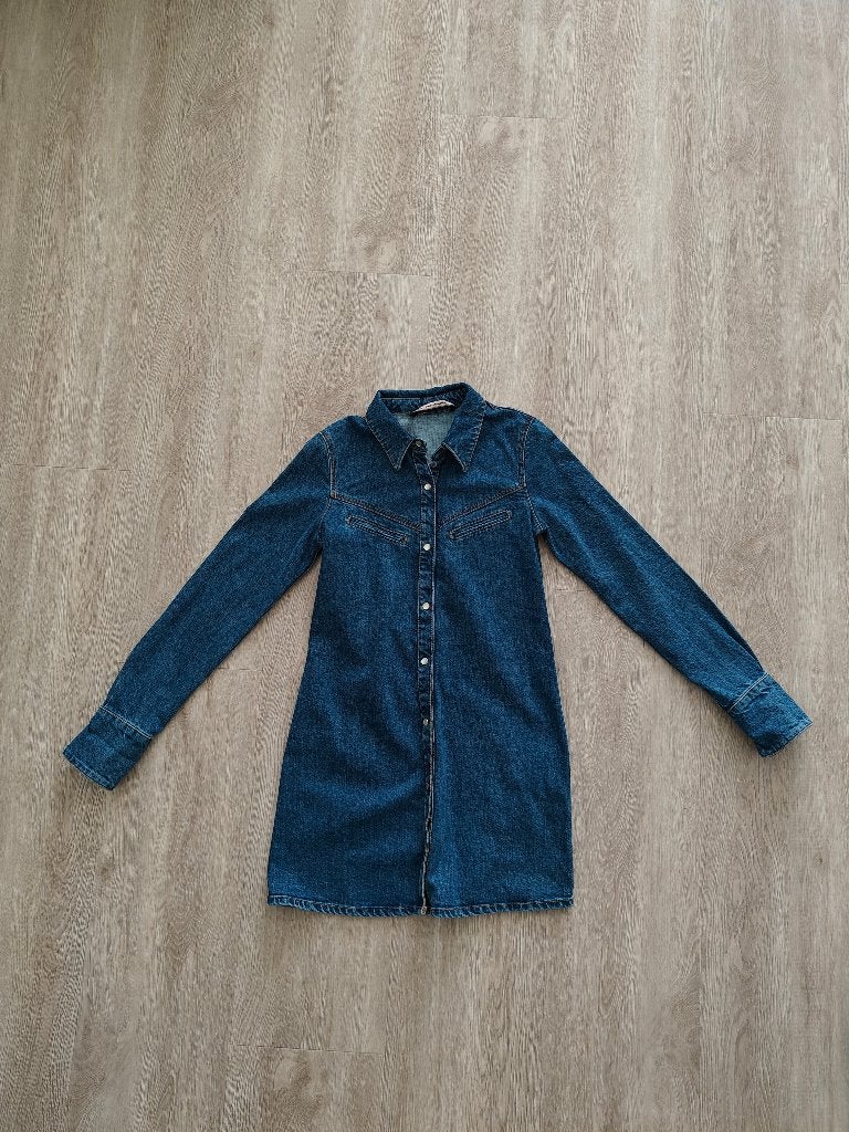 Spijkerjurk/ spijkerblouse / tuniek Zara, Blauw, Zara, Nieuw, Ophalen of Verzenden