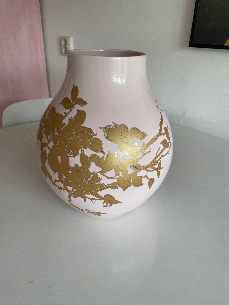 Roze vaas IKEA Hella Jongerius, Ophalen, Zo goed als nieuw, Roze, Steen/keramiek