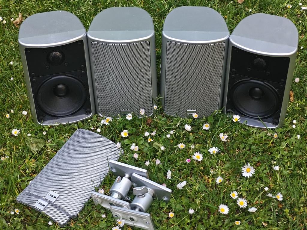 4 luidsprekers CANTON Plus X Speakers - 80 Watt, 45-30000 Hz, Ophalen of Verzenden, Gebruikt, 60 tot 120 watt, Overige merken