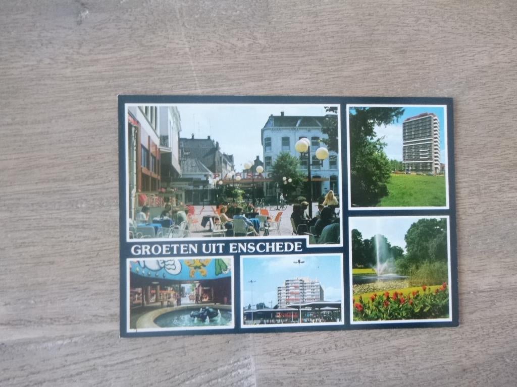 Enschede, passage/terras, Verzenden, 1980 tot heden, Ongelopen, Overijssel