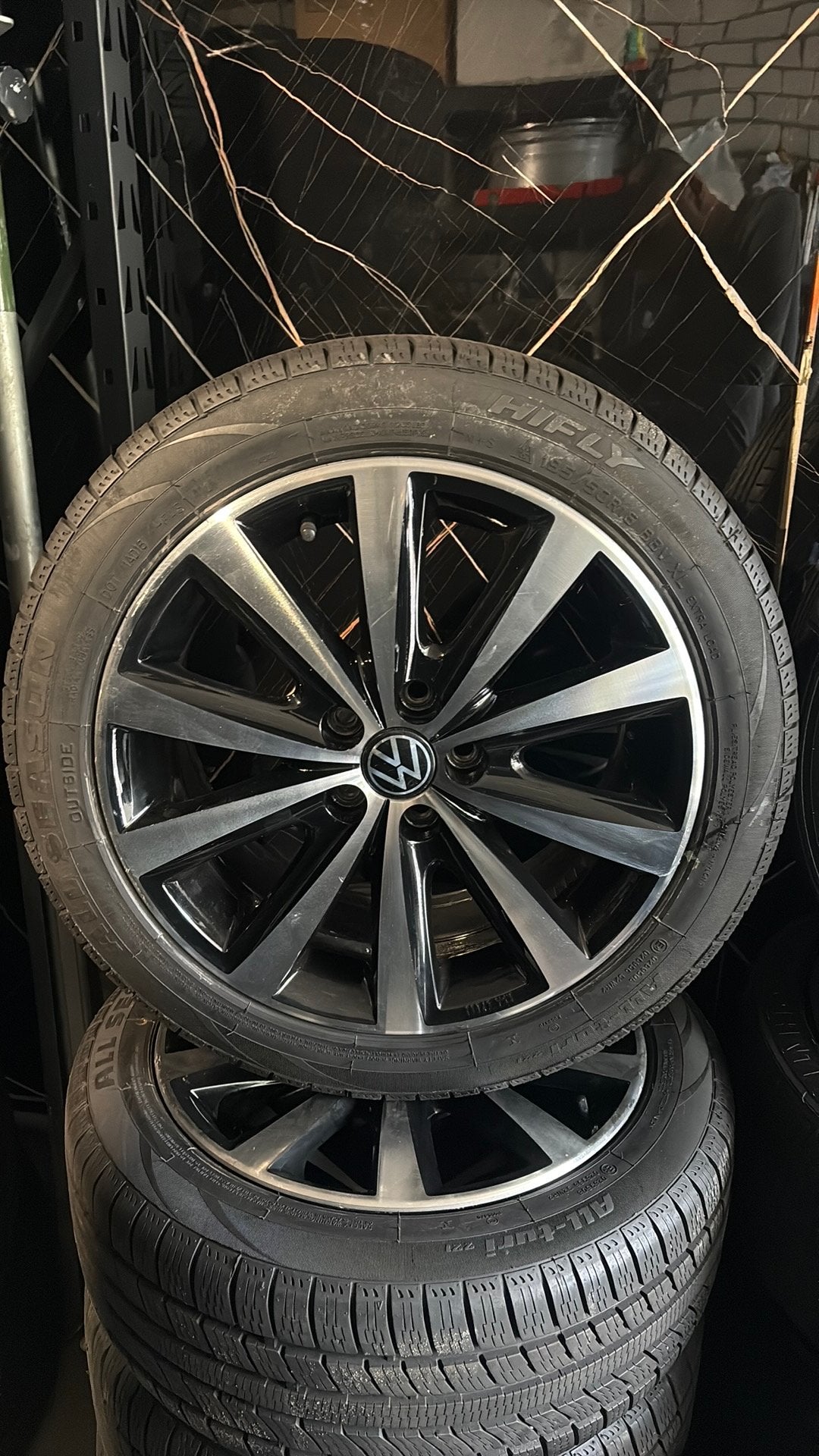Origineel Volkswagen Polo 6r 2G Velgen 195 50 16 5x100 all, Gebruikt, 16 inch, Total car expert, Banden en Velgen
