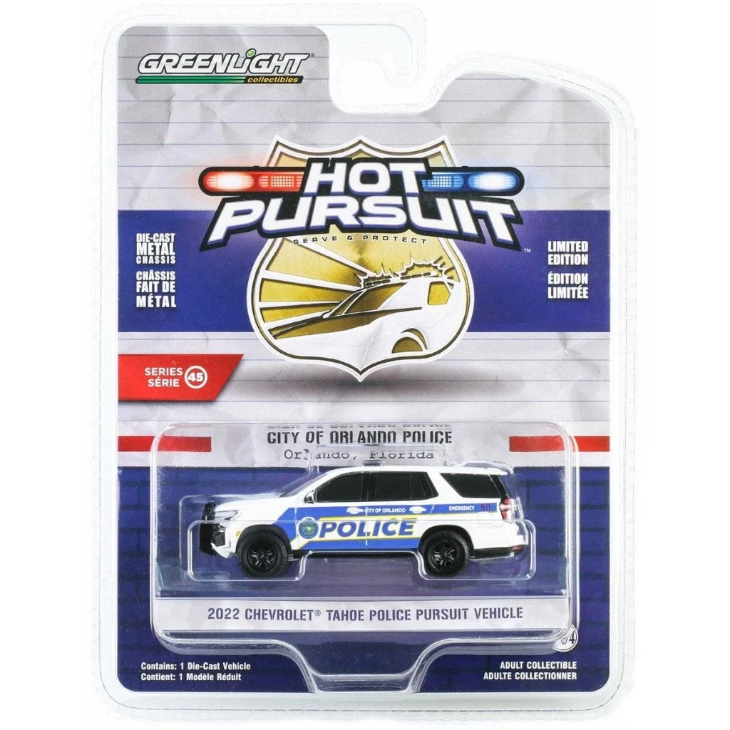 2022 Chevrolet Tahoe Police Pursuit van Greenlight 1/64, Ophalen of Verzenden, Nieuw, Auto