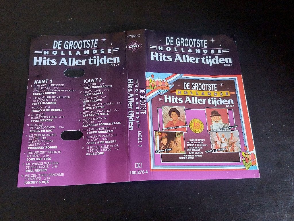 DE GROOTSTE HOLLANDSE HITS ALLER TIJDEN DEEL 1 (MC), Cd's en Dvd's, Cassettebandjes, Ophalen of Verzenden, Zo goed als nieuw, Origineel