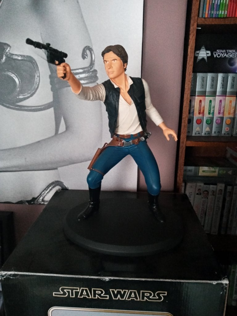 attakus han solo star wars 1/5, Verzamelen, Star Wars, Ophalen of Verzenden, Gebruikt, Beeldje of Buste