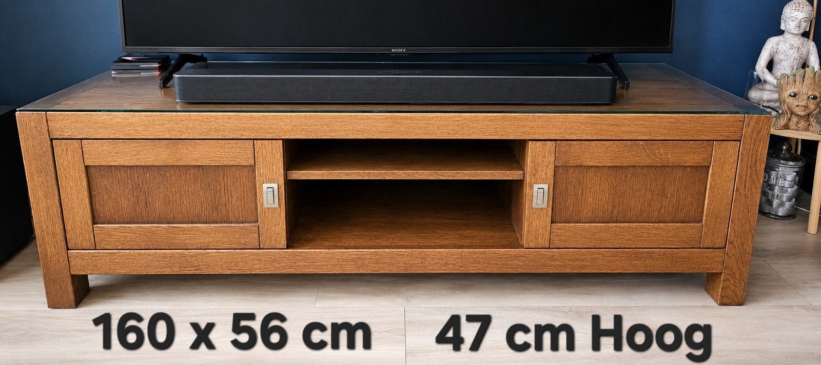 Complete set: TV-meubel, salontafel, dressoir en eettafel, Ophalen
