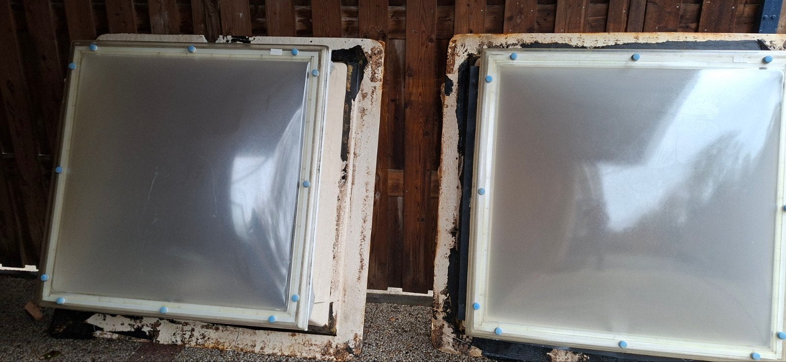 LICHTKOEPELS DUBBEL WANDIG MET OPSTAND  ELECTRISCHE OPENEN!, Doe-het-zelf en Verbouw, Ophalen, Gebruikt, 80 tot 120 cm, Dubbelglas