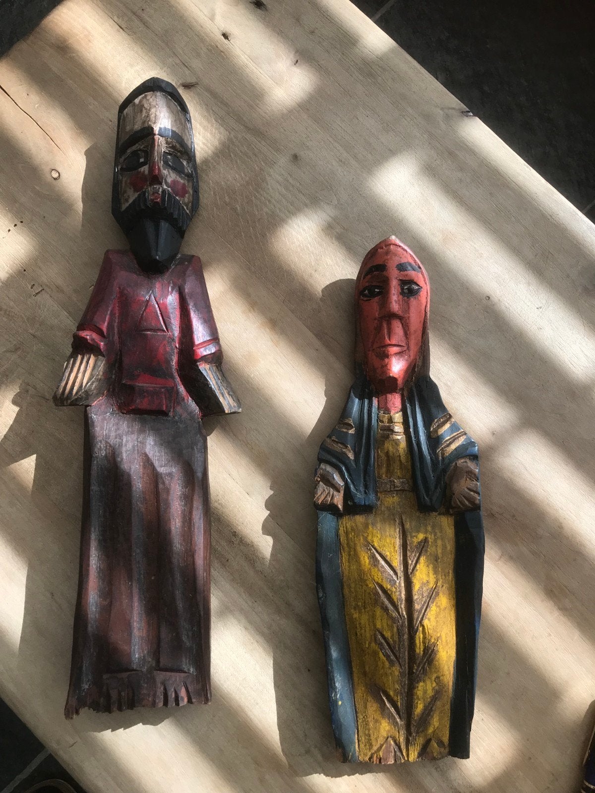 Antieke houten poppen Christus beelden, Antiek en Kunst, Antiek | Religie, Ophalen of Verzenden