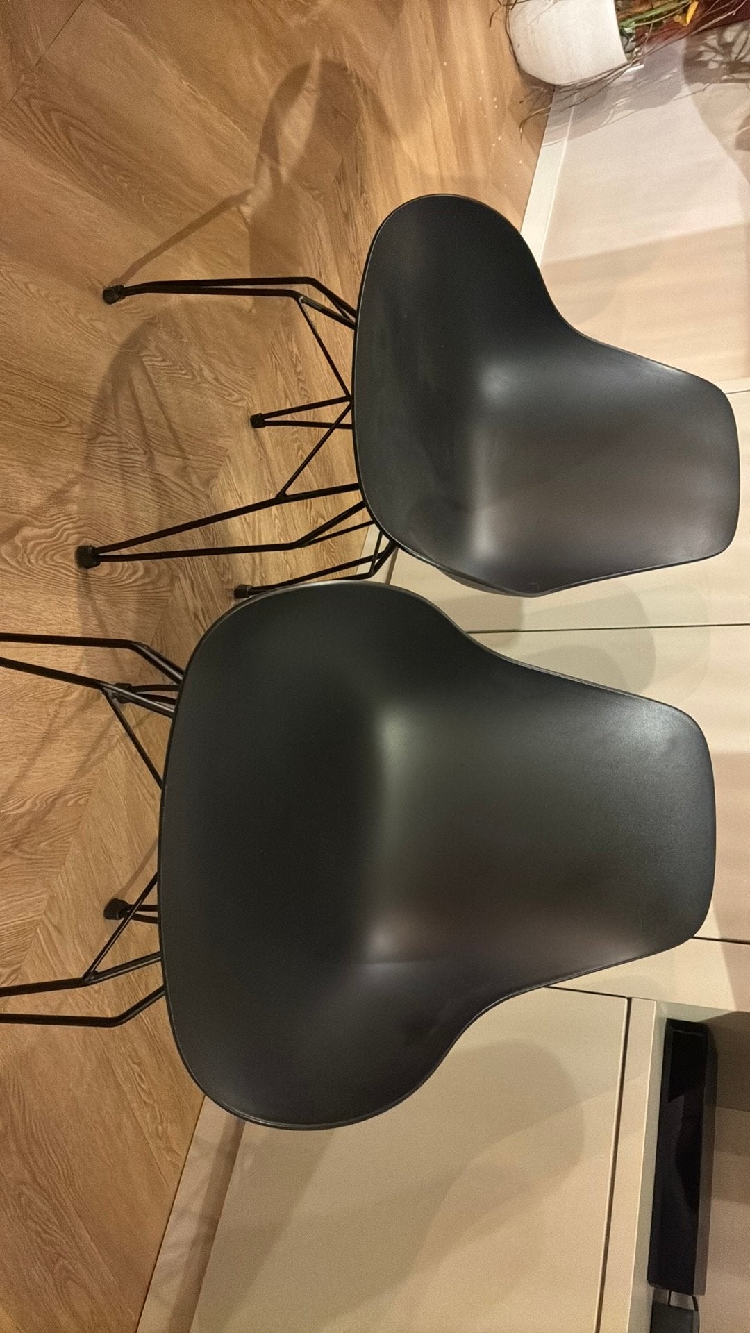 Kubikoff stoelen  zwart 2 stuks, Ophalen, Zo goed als nieuw, Zwart, Eén