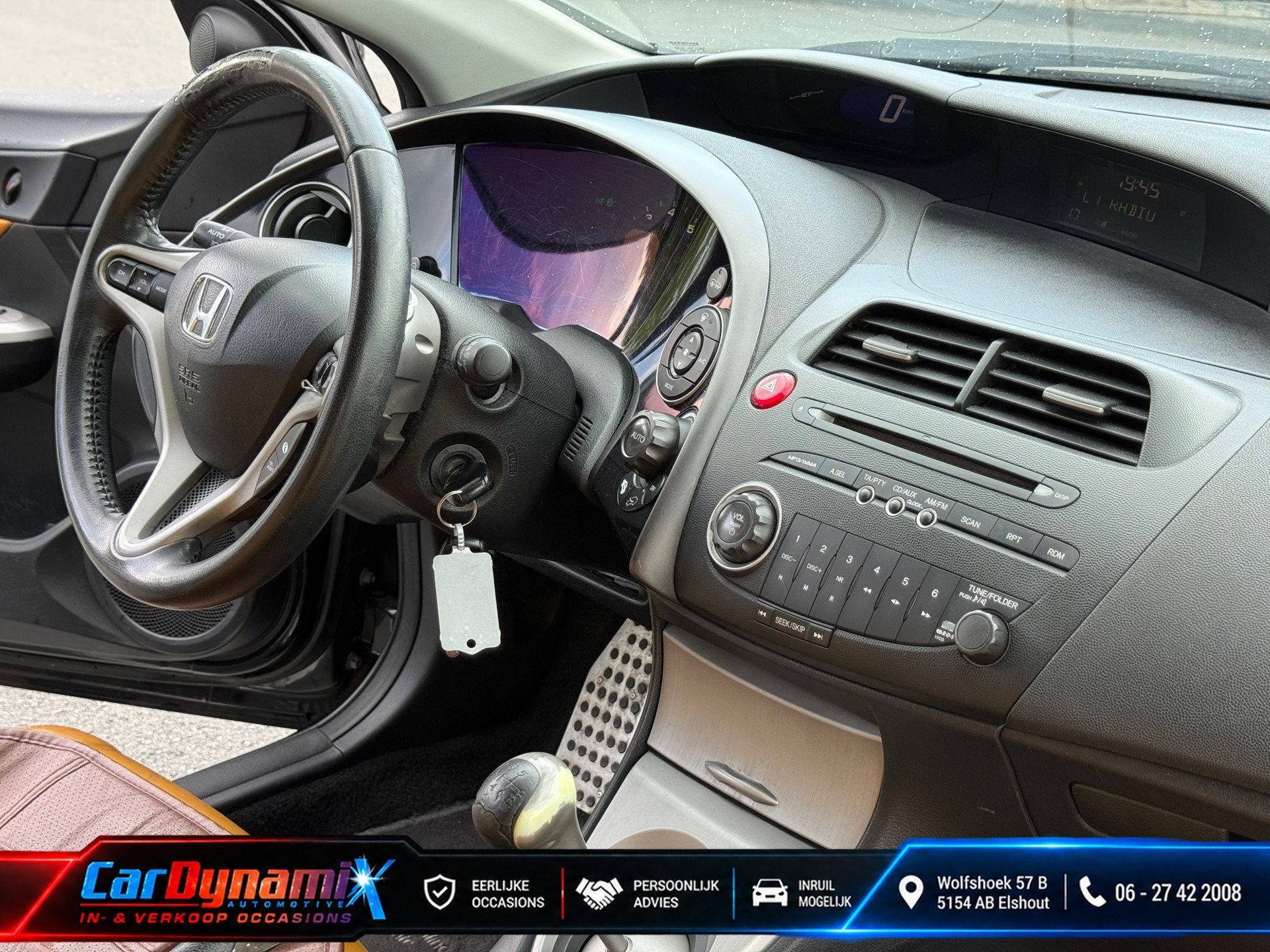 Honda Civic 1.8 Sport | Leder | Recent Onderhoud | Sportief, Voorwielaandrijving, 15 km/l, Gebruikt, 4 cilinders