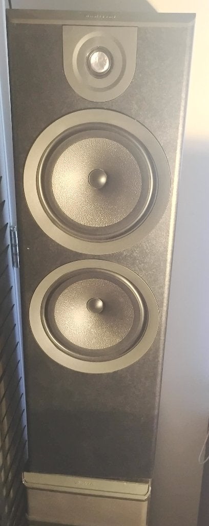 Wharfedale 440 vloerstaande luidsprekers - set van 2 - 150W, Vloerstaande luidspreker, Gebruikt, Wharfedale, Ophalen