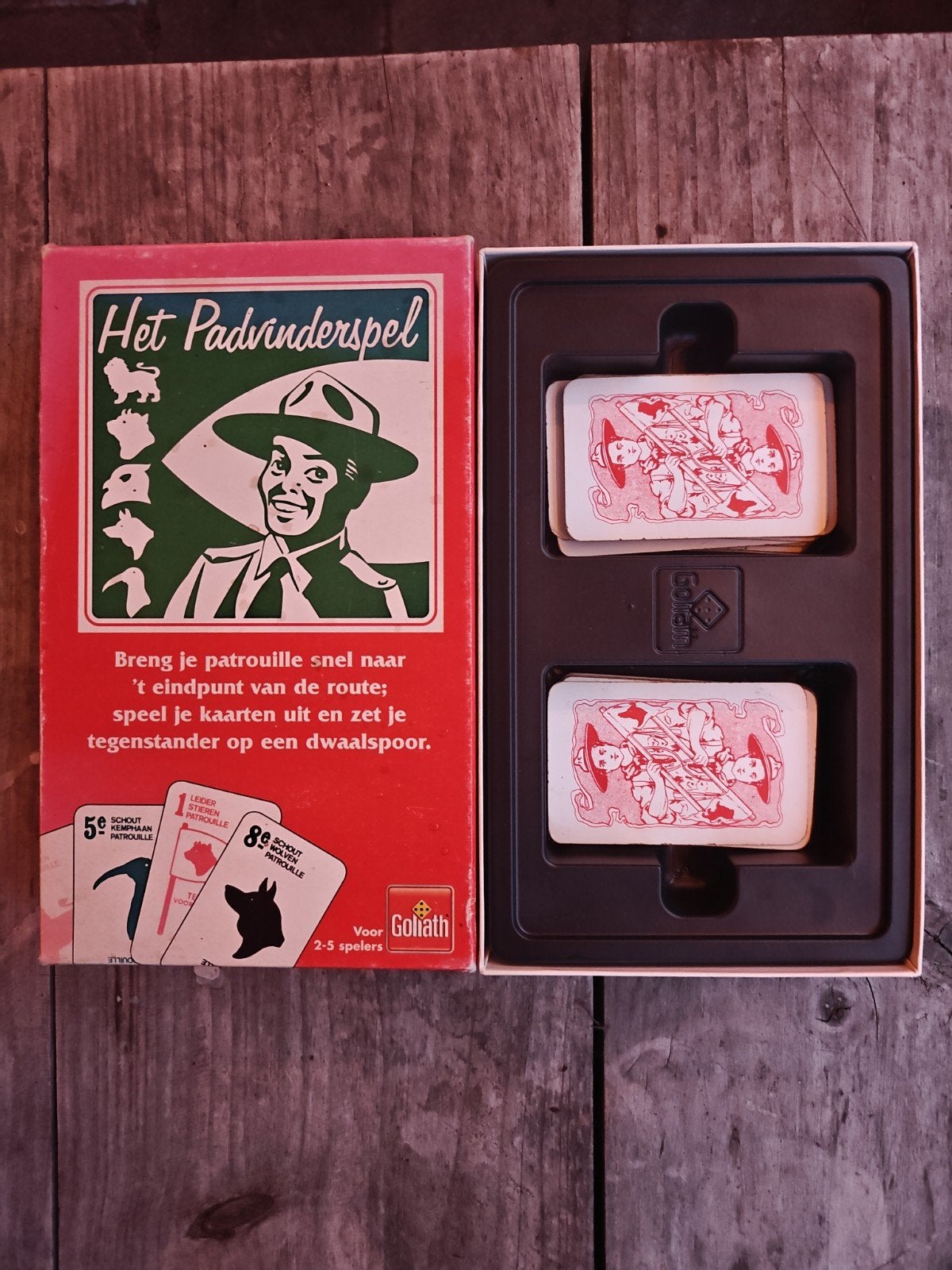 2 X Het padvindersspel, Ophalen of Verzenden, Zo goed als nieuw, Goliath., Goliath.