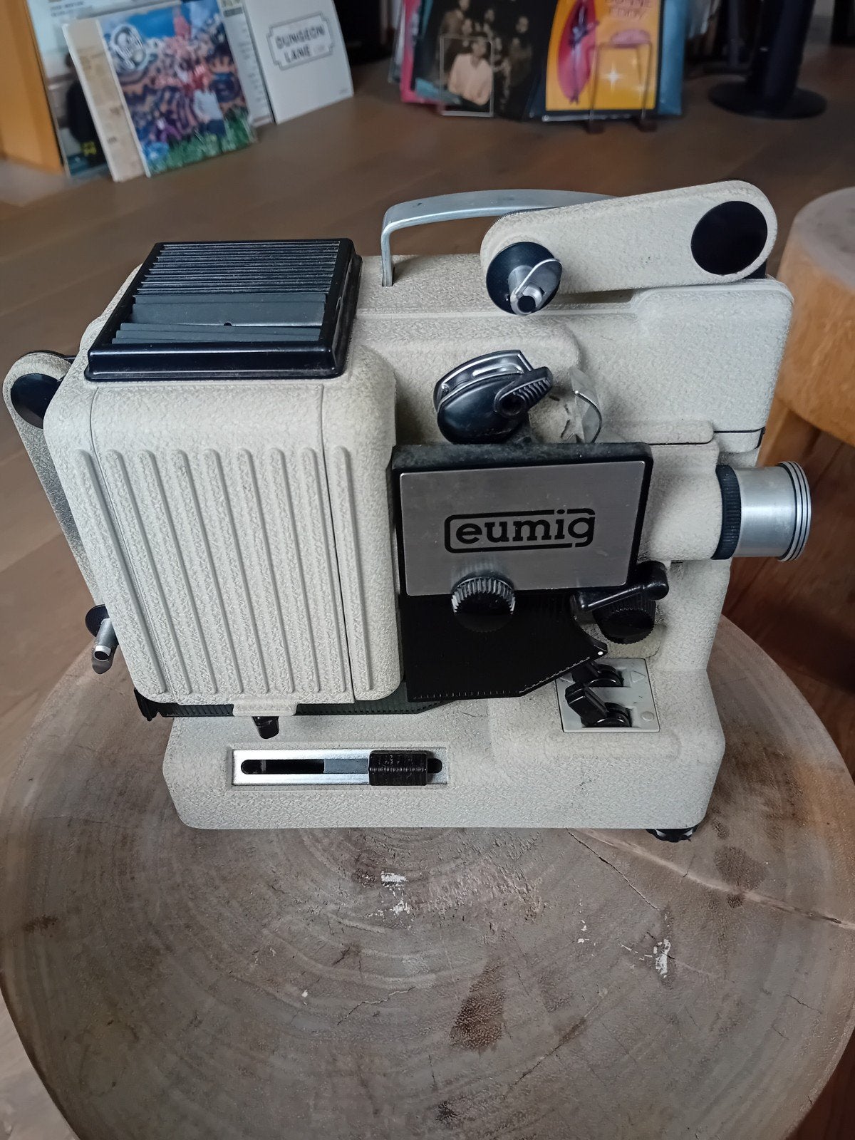 Vintage Eumig Wien P8 Automatic filmprojector in koffer, Ophalen, Gebruikt