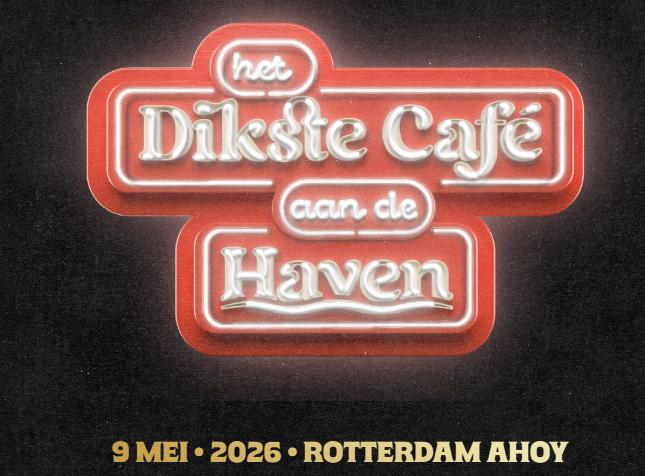 4 tickets dikste cafe aan de haven 1ste ring, Twee personen, Mei