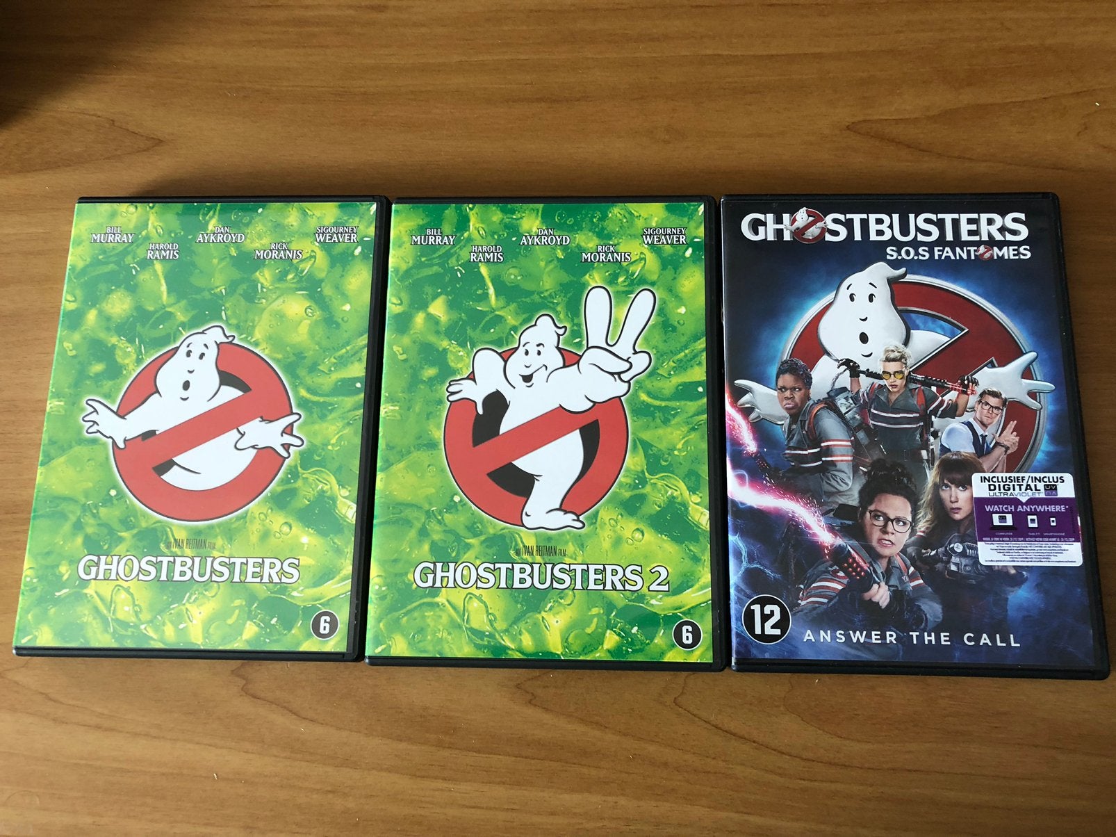 [DVD] Ghostbusters set - Nederlandse ondertiteling, Ophalen of Verzenden, 1980 tot heden, Zo goed als nieuw