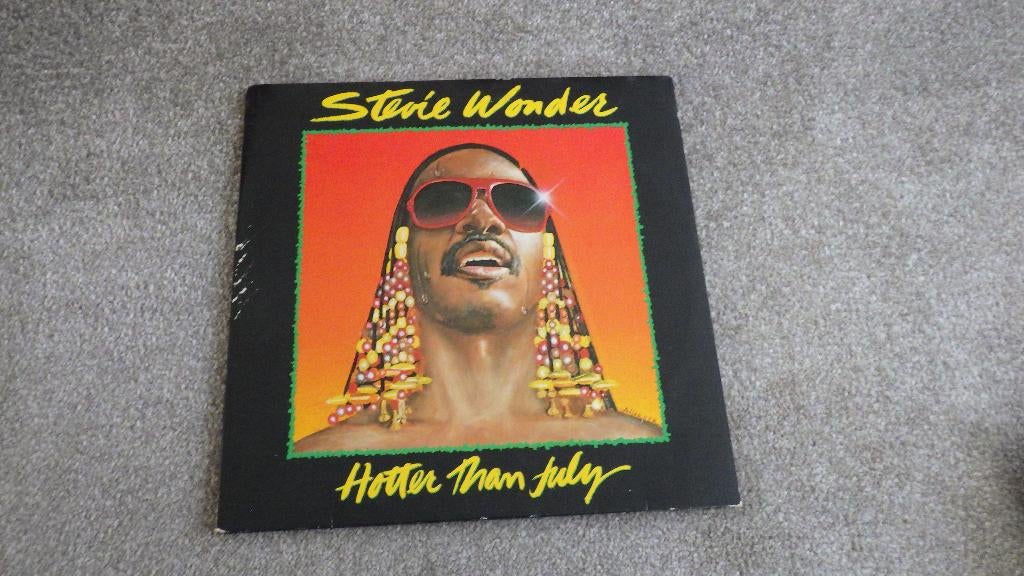 LP Stevie Wonder Hotter than July, Cd's en Dvd's, Vinyl | R&B en Soul, Ophalen of Verzenden, Gebruikt