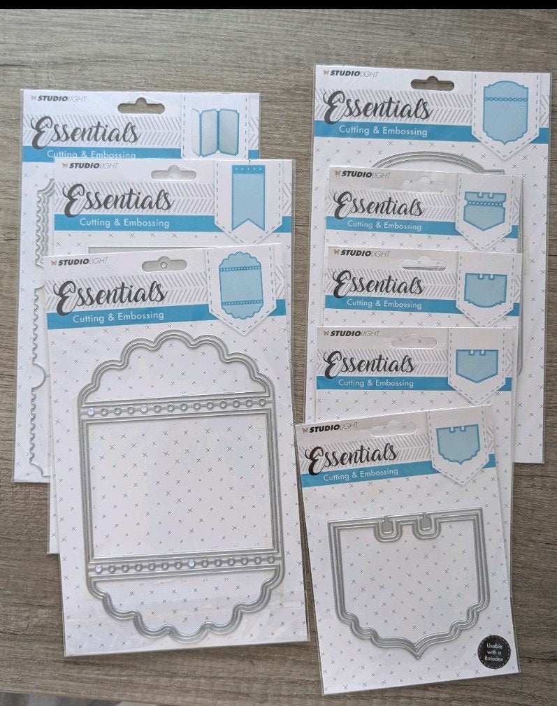 Studio Light Essentials snijmallen, Hobby en Vrije tijd, Scrapbooking, Ophalen, Zo goed als nieuw, Frame of Mal