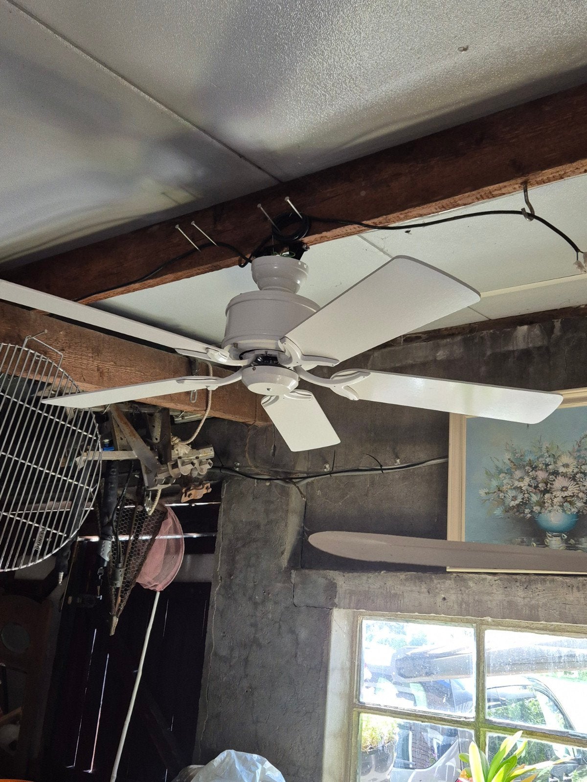 CasaFan Plafondventilator met afstandsbediening, Ophalen, Ventilator met afstandsbediening, Gebruikt, Plafondventilator