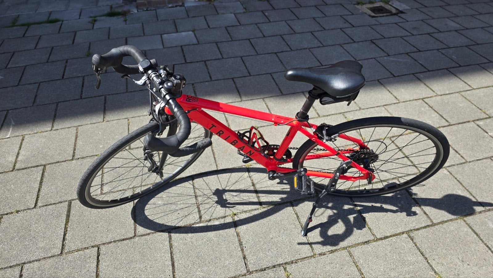 Triban RC100 kinderen racefiets, Fietsen en Brommers, Fietsen | Racefietsen, Gebruikt, 26 inch, 10 tot 15 versnellingen, Velgrem