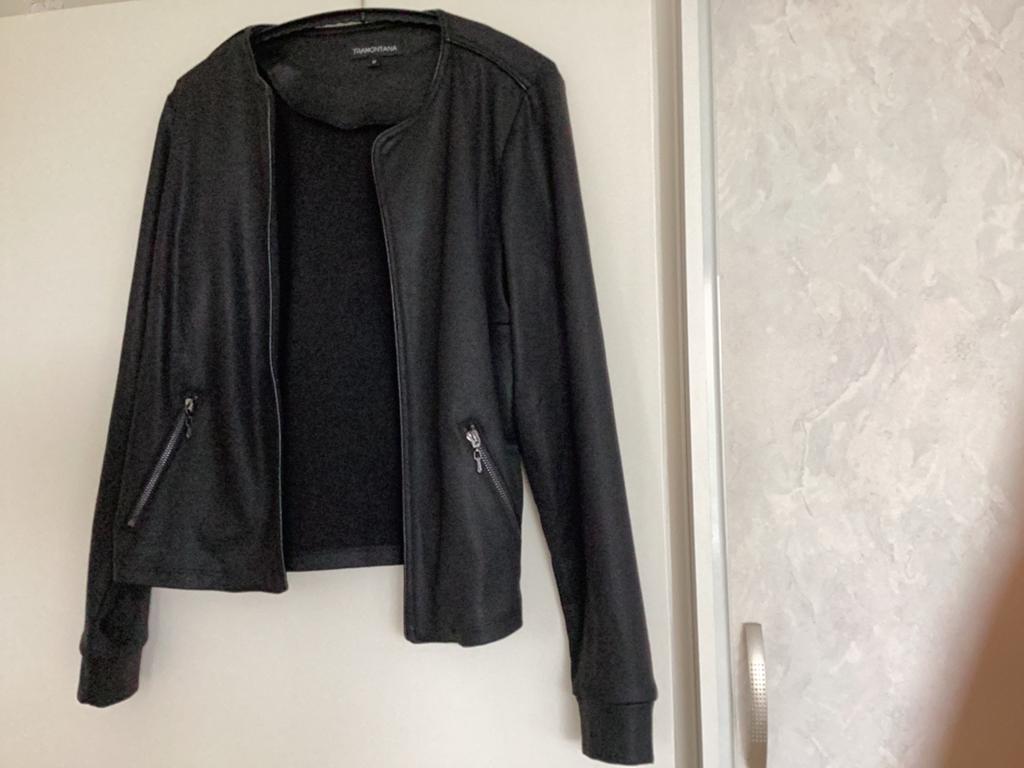 Polyesther jasje, Kleding | Dames, Maat 38/40 (M), Verzenden, Zwart, Zo goed als nieuw