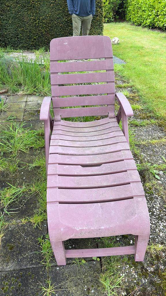 Ligstoel Hartman, Tuin en Terras, Ligbedden, Ophalen, Gebruikt, Kunststof