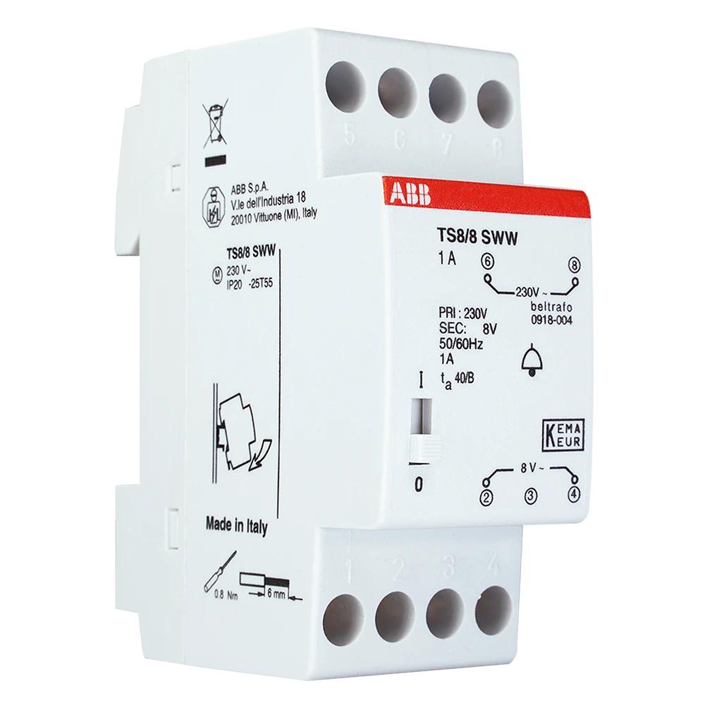 ABB beltrafo 8V 1A, Hobby en Vrije tijd, Elektronica-componenten, Nieuw, Ophalen