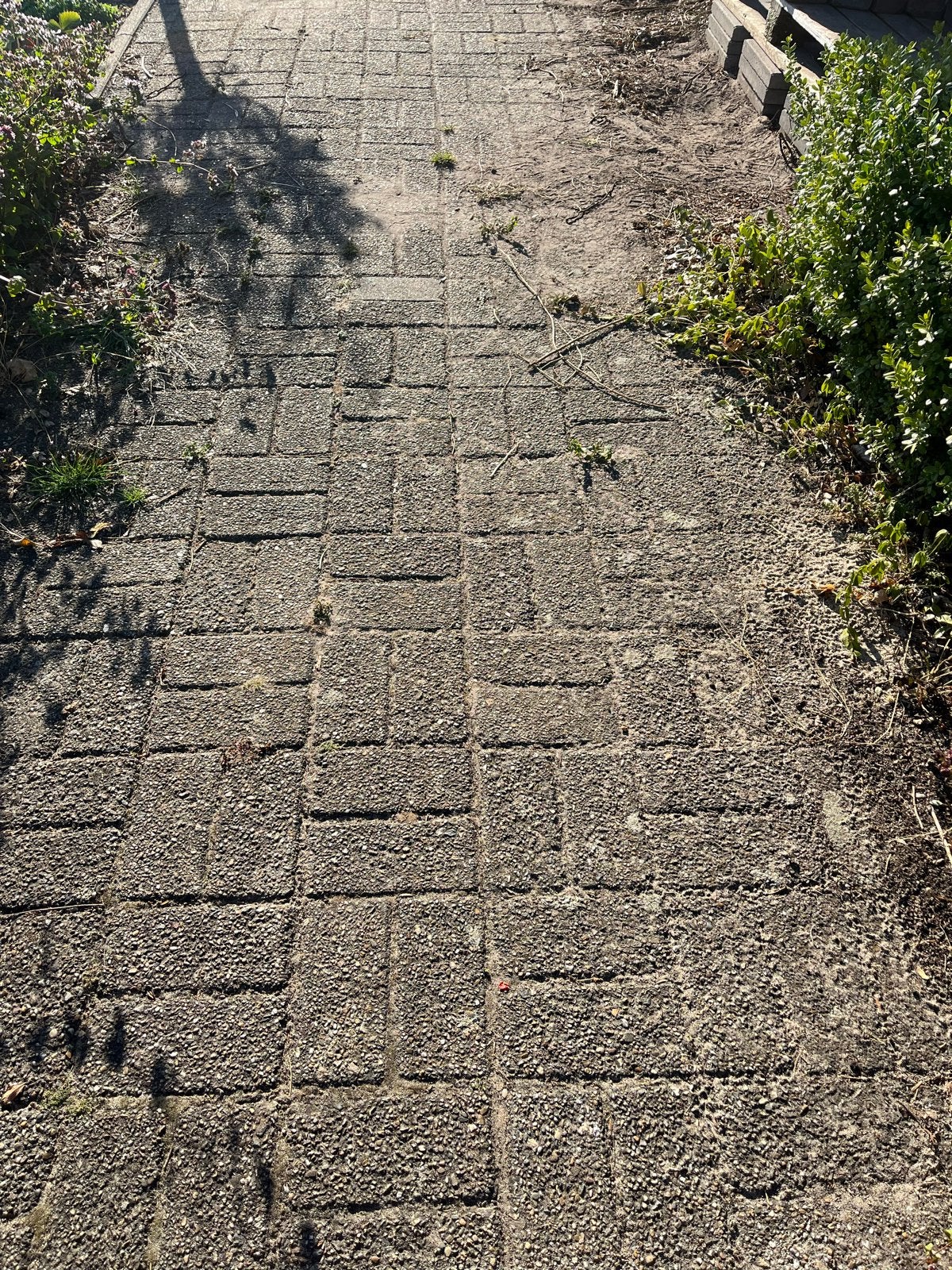 Gebruikte betonnen klinkers voor tuin of oprit, Ophalen, Gebruikt, Klinkers, 10 m² of meer