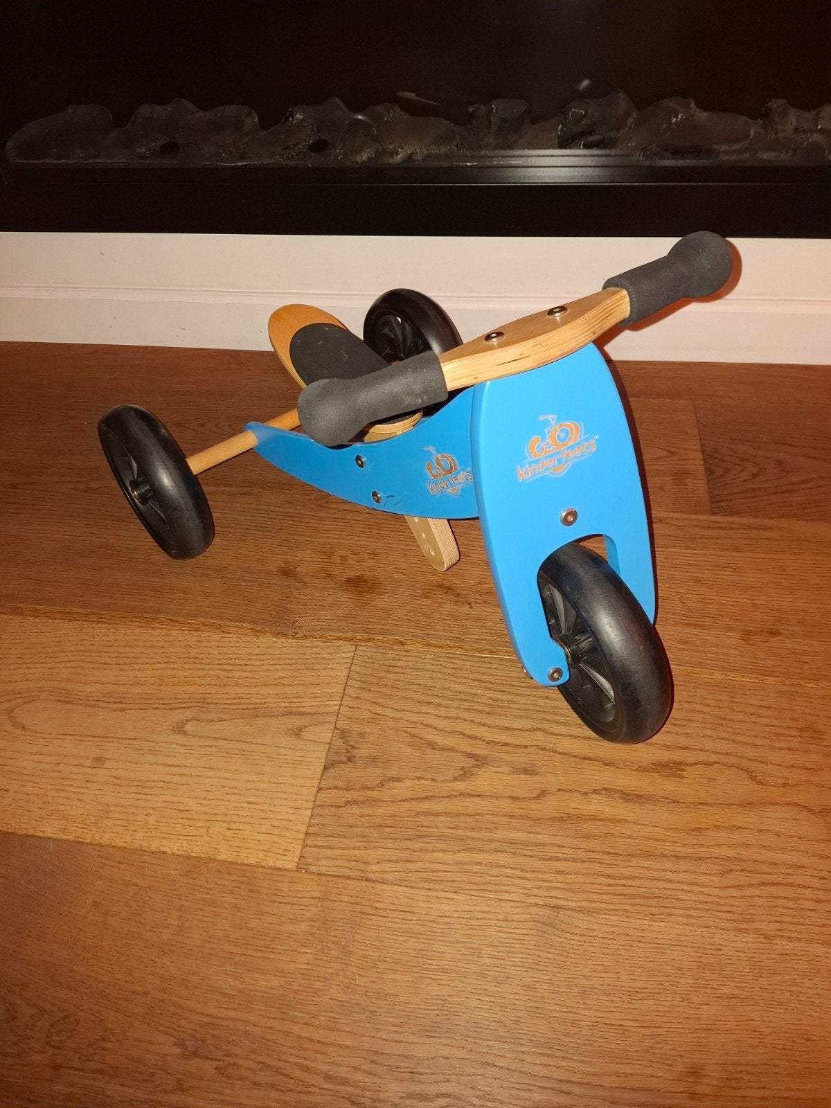 Blauwe Kinderfeets loopfiets, Ophalen of Verzenden, Gebruikt, Loopfiets