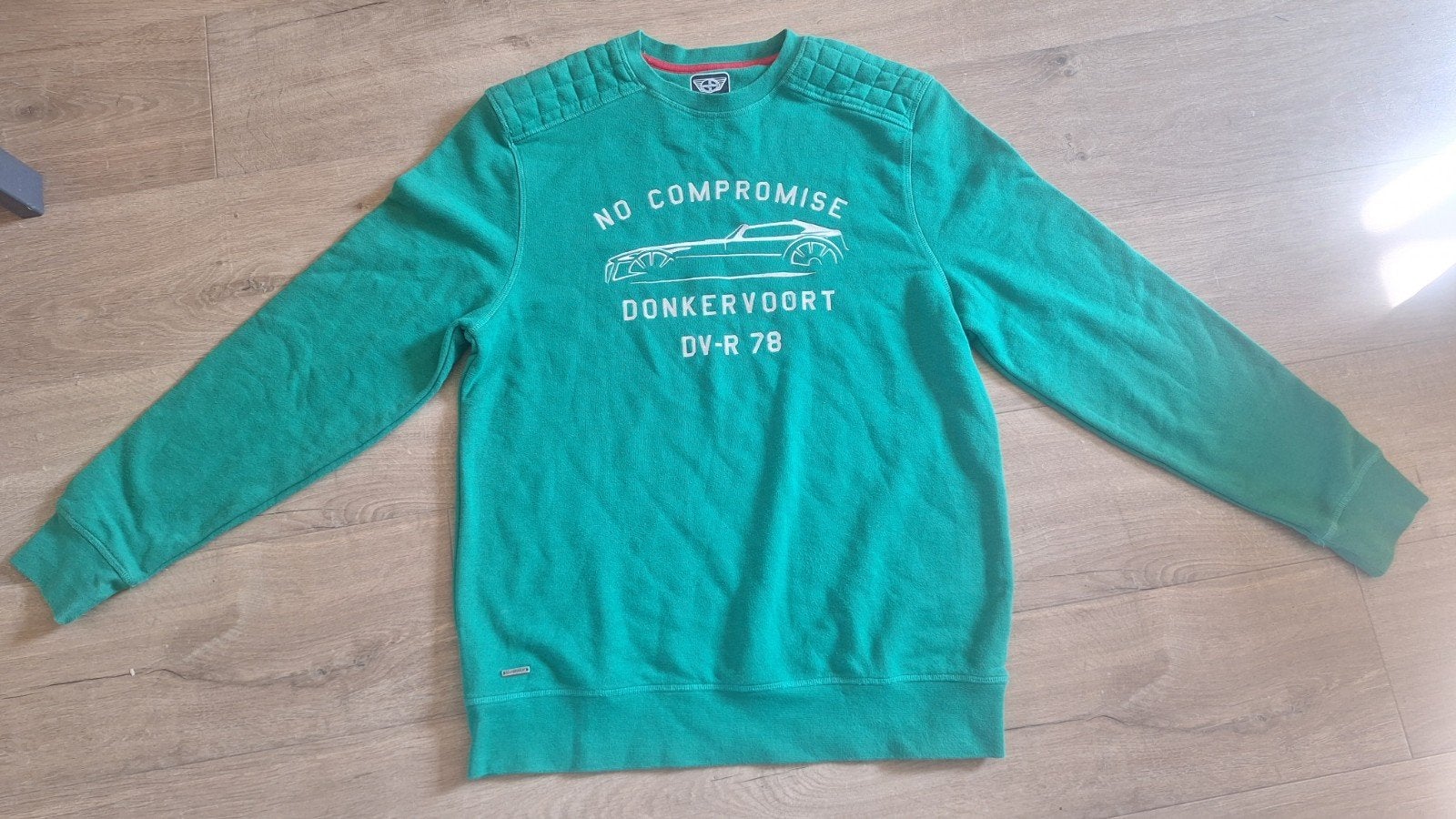 Donkervoort Sweater Maat L - Groen, Maat 52/54 (L), Donkervoort, Ophalen of Verzenden, Gedragen