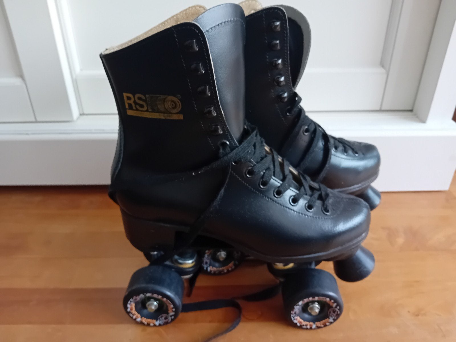 RSI Quad zwart leren rolschaatsen maat 38 zgan!, Ophalen of Verzenden, Zo goed als nieuw, Overige typen