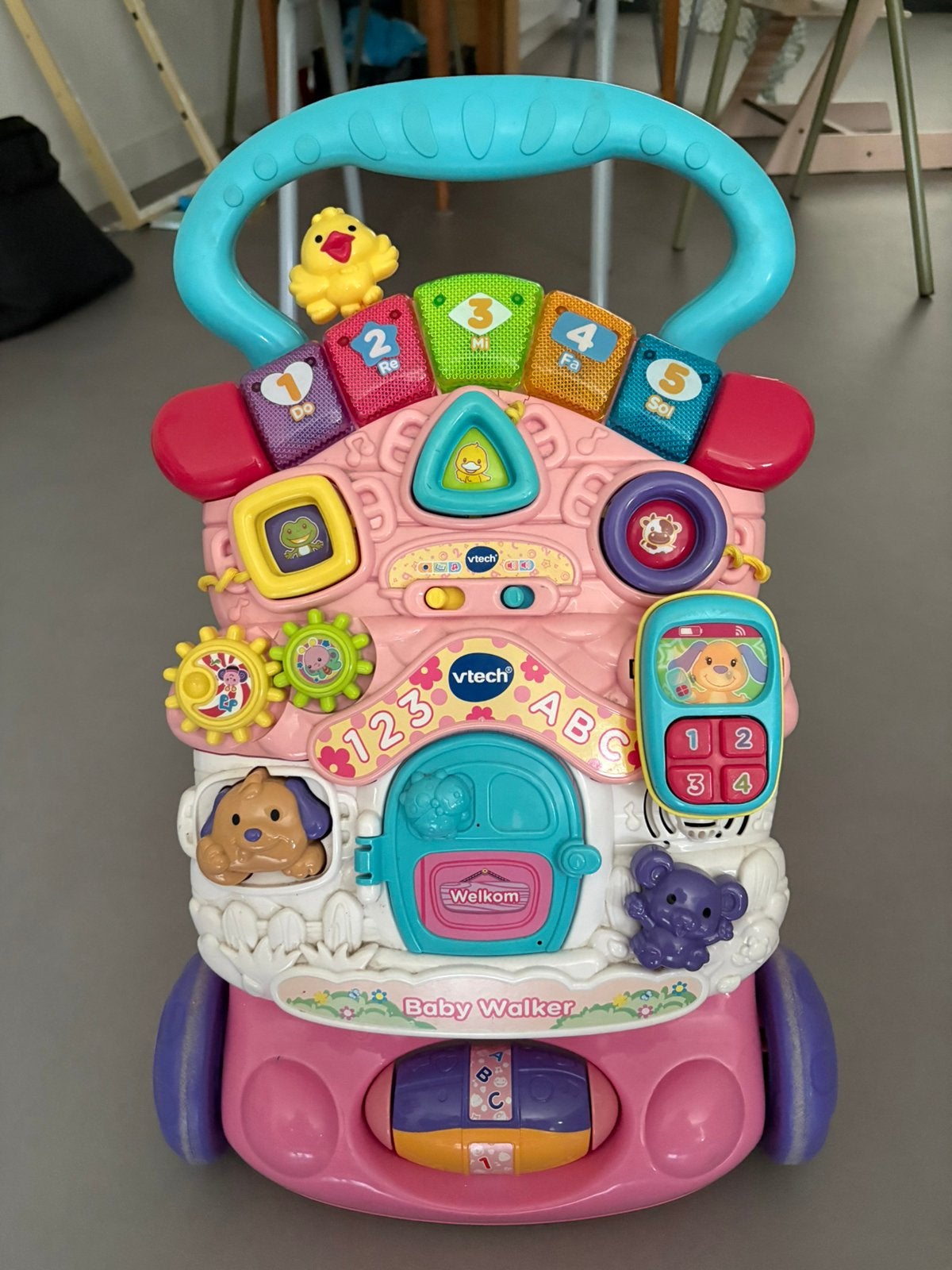 Baby Walker Vtech, Ophalen, Zo goed als nieuw, 6 maanden tot 2 jaar