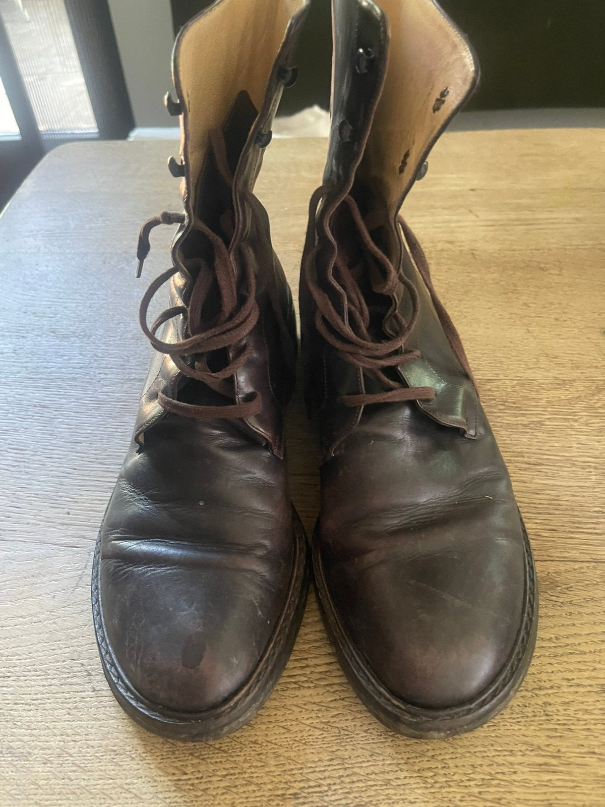 Ann Demeulemeester laarsjes 40, Kleding | Dames, Schoenen, Bruin, Overige typen, Ophalen of Verzenden, Gedragen