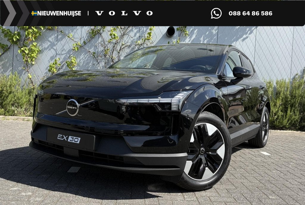 Volvo EX30 P3 Plus Europa 51 kWh | Adaptive Cruise Control |, Auto's, Volvo, Automaat, Achterwielaandrijving, Leder en Stof, Zwart
