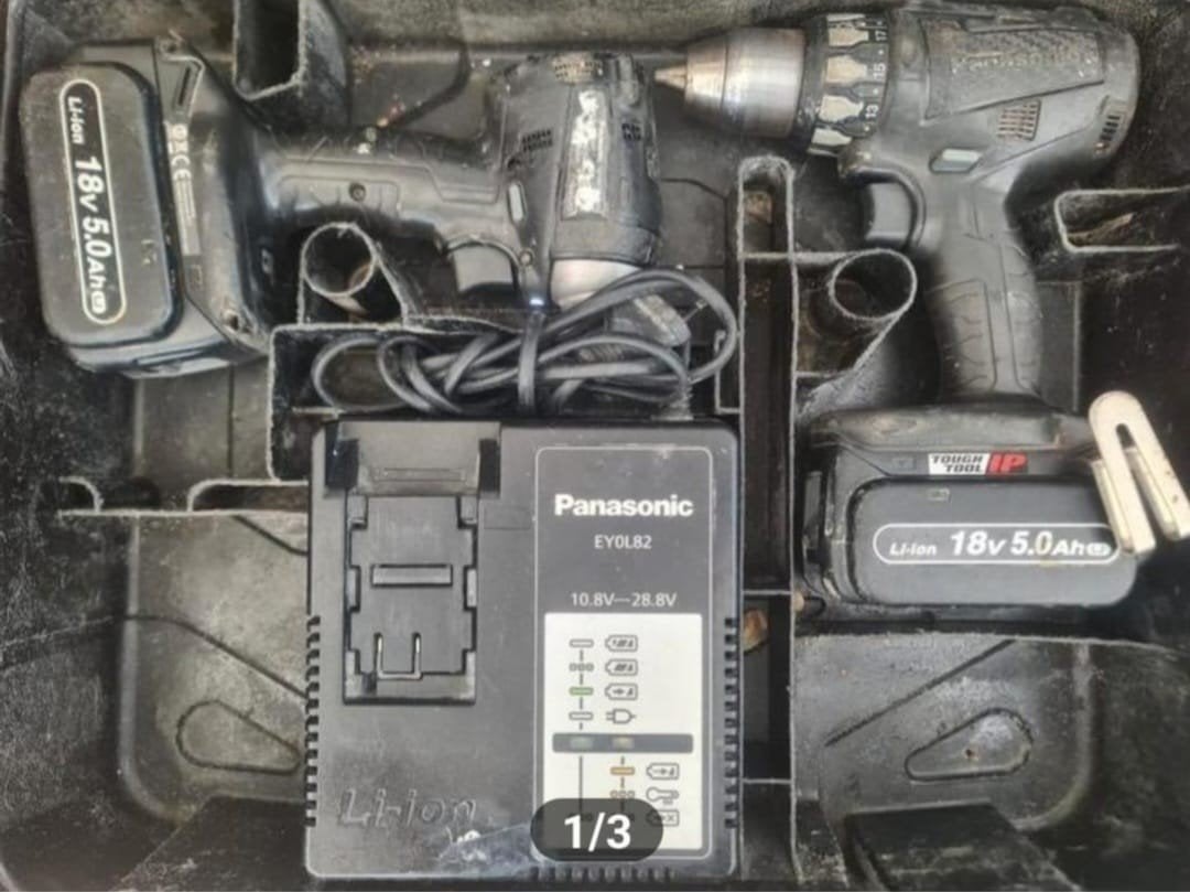 Panasonic 18v set, Ophalen of Verzenden, Boormachine