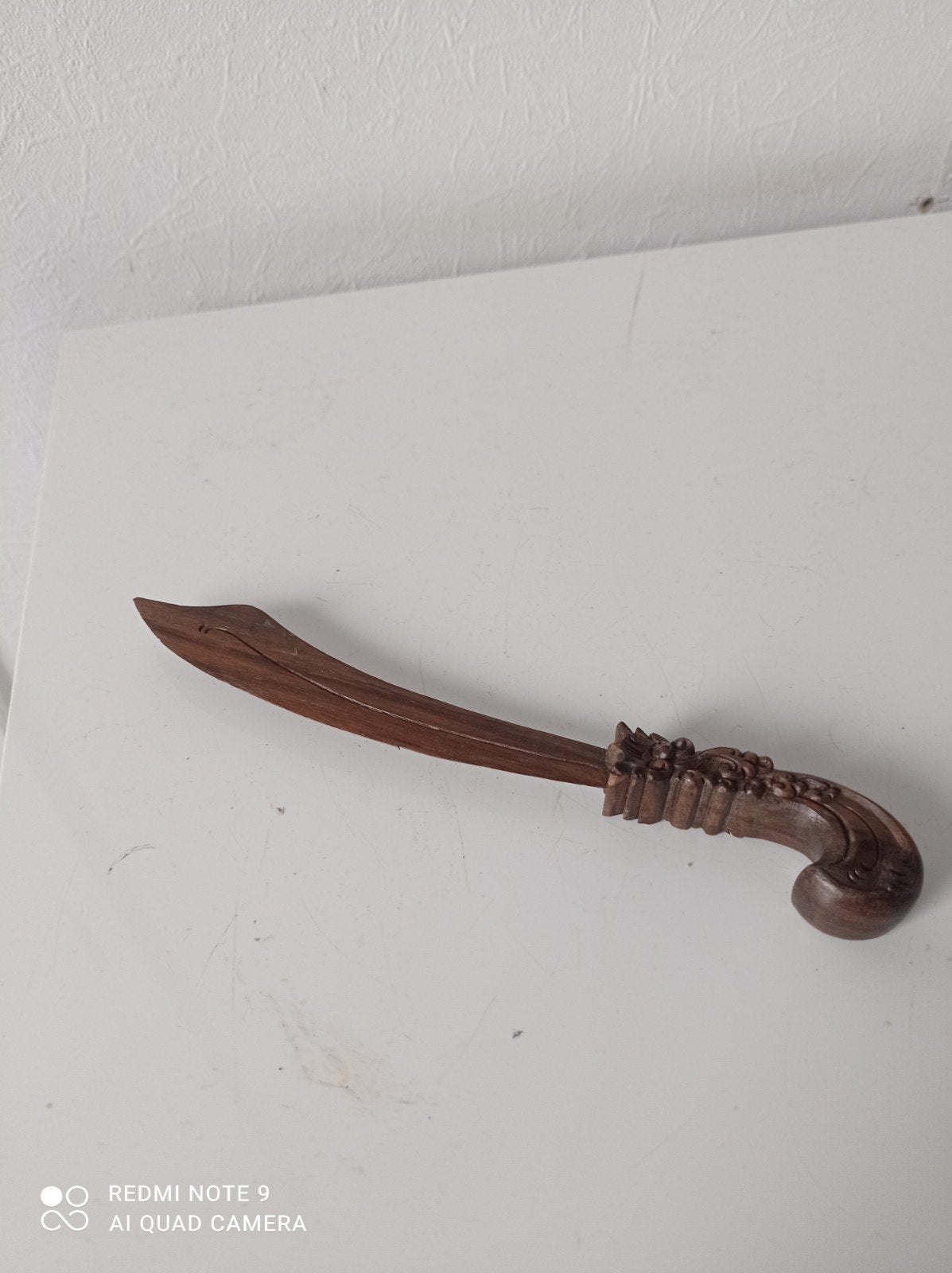 Vintage Hout brieven opener 21 cm, Ophalen of Verzenden