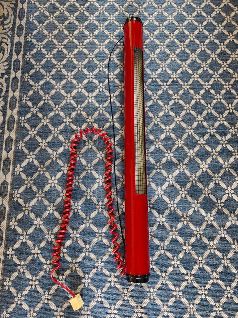 Vintage TL balk een rode en een witte., Huis en Inrichting, Lampen | Hanglampen, Ophalen, Minder dan 50 cm
