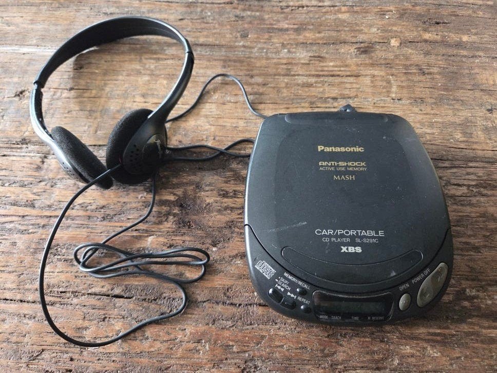 Panasonic Discman SL-S291C met hoofdtelefoon, Ophalen of Verzenden, Discman
