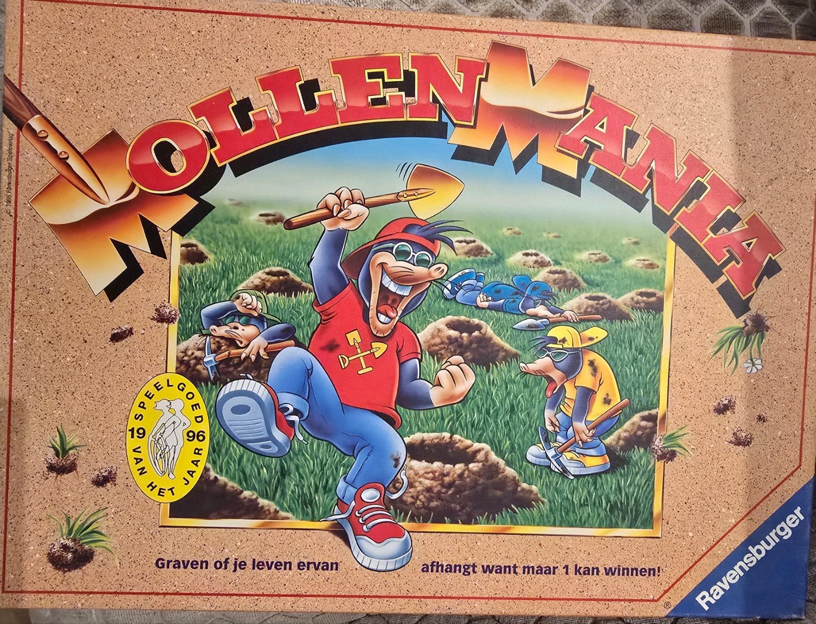 Mollenmania – Ravensburger bordspel, Ophalen of Verzenden, Zo goed als nieuw