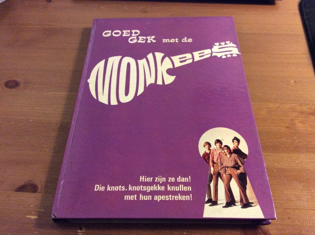 Goed gek met de Monkees . boek 1e druk 1967, Boeken, Eén stripboek, Ophalen of Verzenden, Gelezen