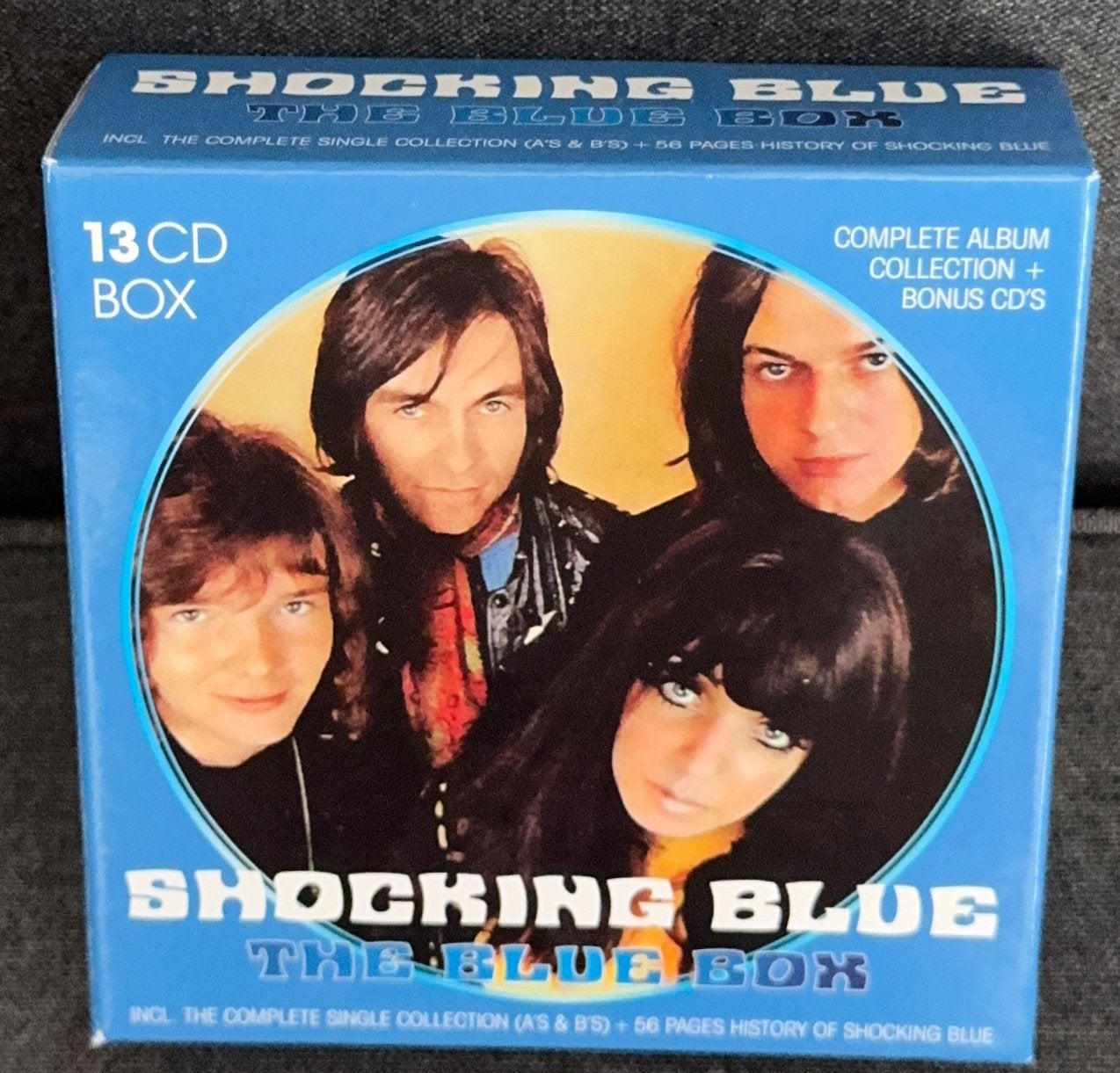 SHOCKING BLUE,The Blue Box,Complete album Collection,13 cd’s, Boxset, Zo goed als nieuw, Met bonustracks, Verzenden
