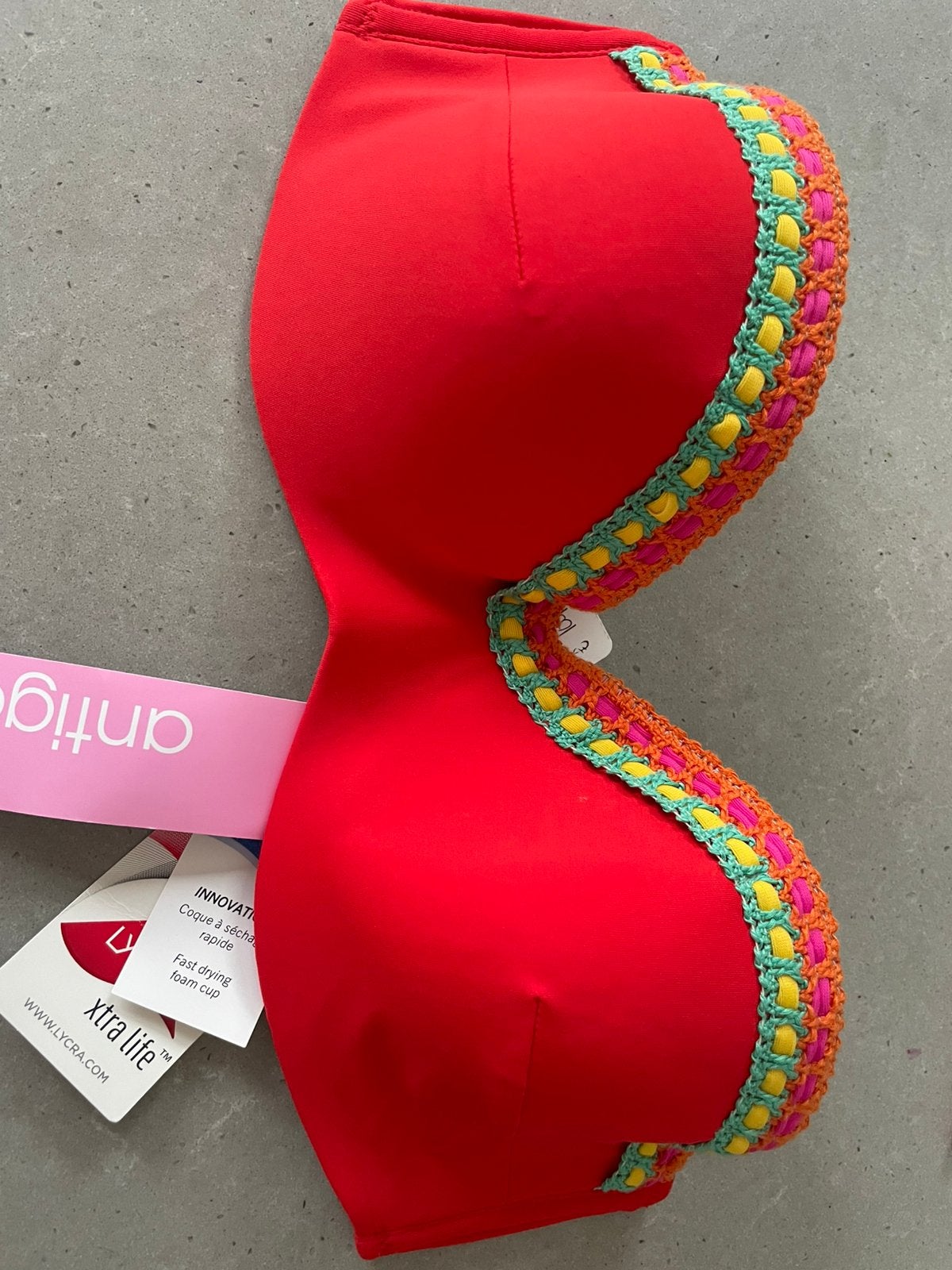 Te koop: nieuwe bikini, Antigel, rood, maat 36B/C, Ophalen of Verzenden, Zo goed als nieuw, Rood, Bikini