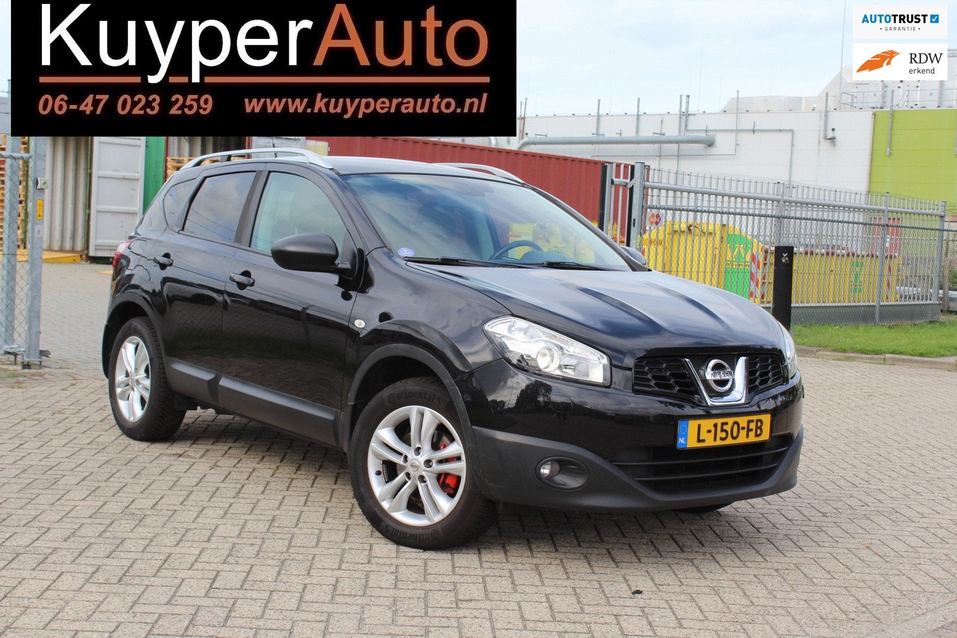 Nissan Qashqai 2.0 Connect Edition pano clima camera trekhaa, Euro 5, 4 cilinders, Zwart, Bedrijf