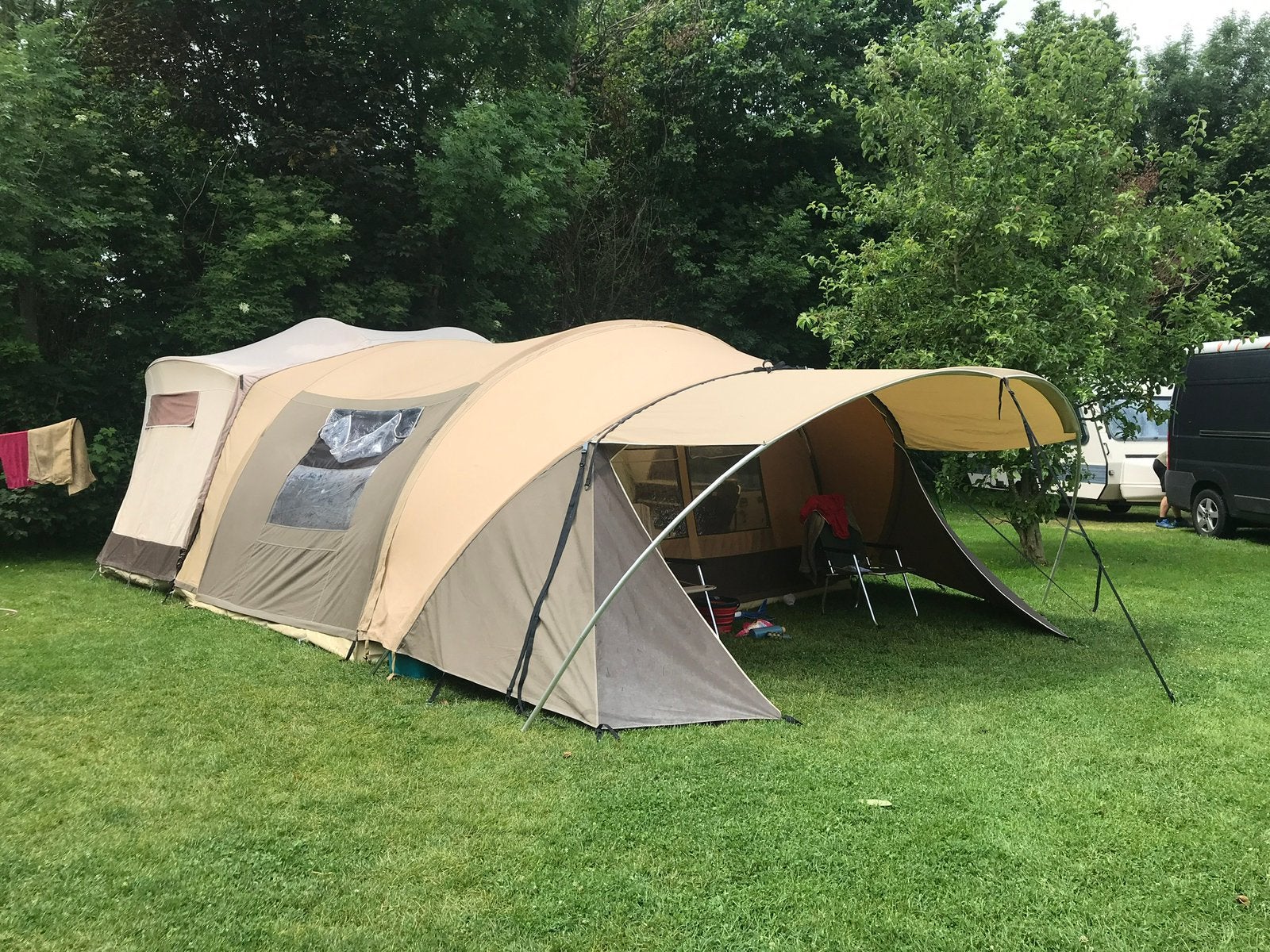 Cabanon Neptune incl unieke opties en rec. onderhoudsbeurt !, Caravans en Kamperen, Vouwwagens, Ophalen, Meerkleurig, Cabanon