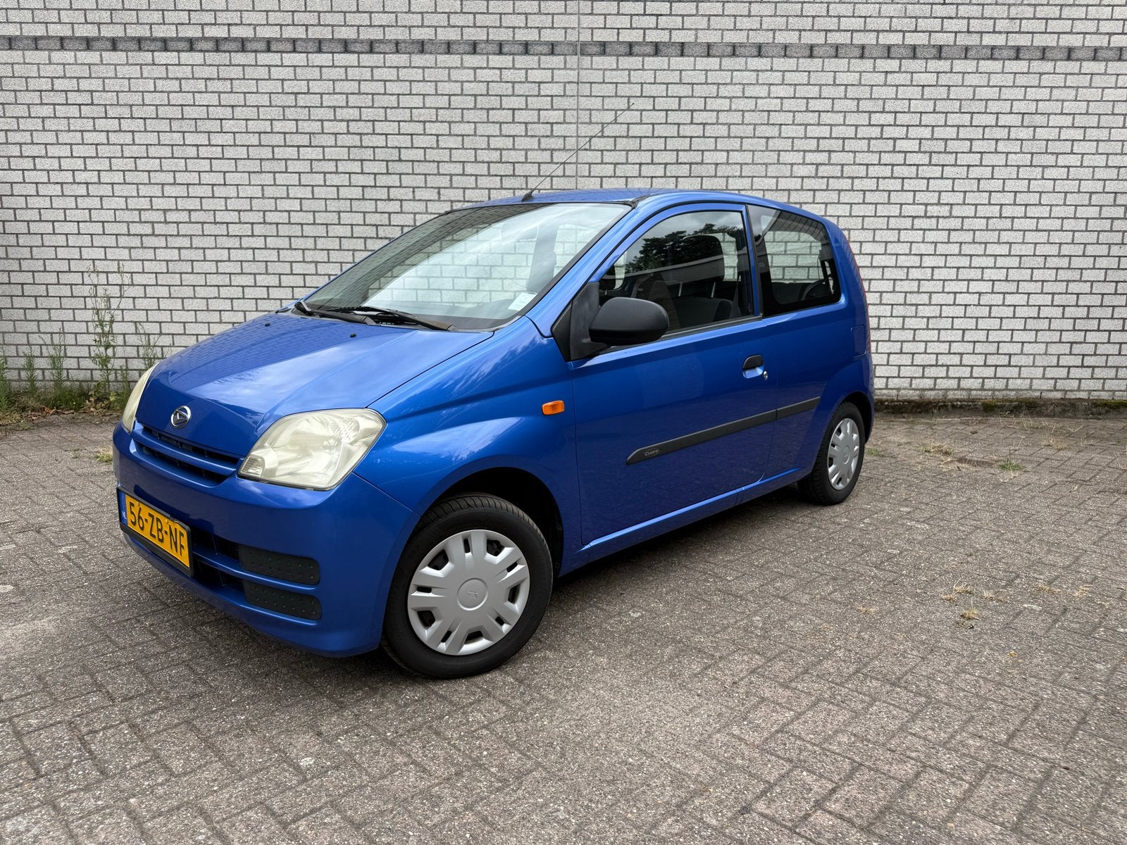 Daihatsu Cuore 1.0 3D 2007 Blauw, Auto's, Daihatsu, 600 kg, 18 €/maand, Cuore, Origineel Nederlands