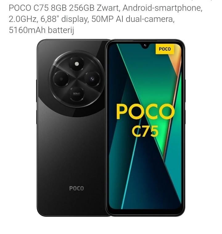 Poco c75, Ophalen of Verzenden, Zo goed als nieuw, 6 megapixel of meer
