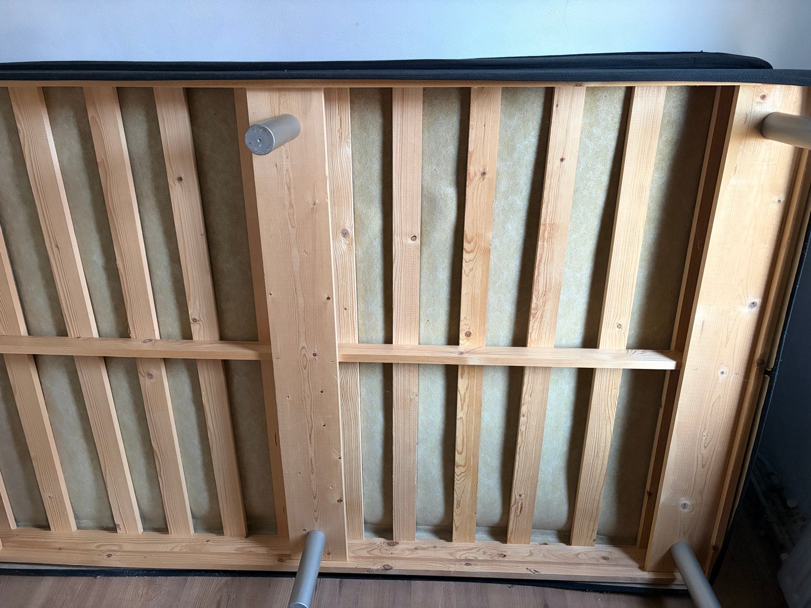 Boxspring onderstel - ideaal voor upcycling projecten, Ophalen, Gebruikt, Tweepersoons, Bedbodem